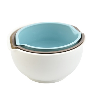 Accessoires de cuisine polyvalents: Salad Bowl en 3 pièces pour rangement des fruits et légumes