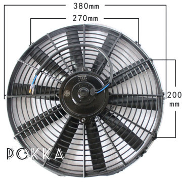 14 inch koelventilator voor auto - Pokka 12V/24V Auto airconditioning radiatorventilator