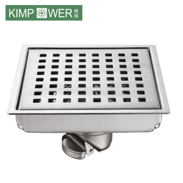square stainless anti odor floor drain