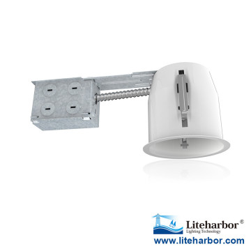 cETLus LED GU10 Lamp 10W Line Voltage 3.5 Inch Remodel NON-IC Housing