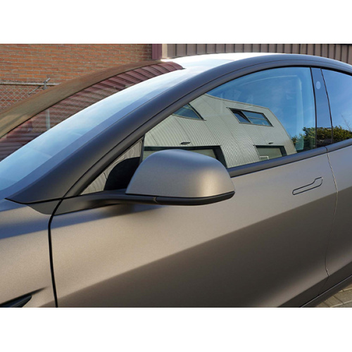 Matte Metallic charcoal car wrap vinyl