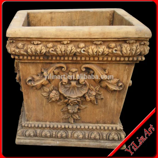 Antique Marble Flower Planter,Marble Flower Pot,Marble Flower Stand (YL-Z033)