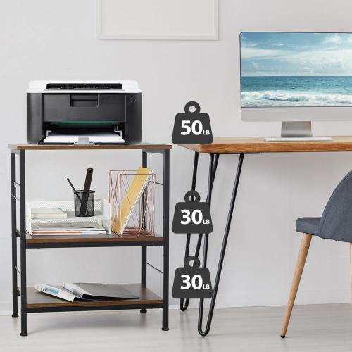 3 Уровня Colling Printer Table Cart с колесами