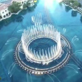 Эстетикалық көгалдандыруға арналған тартымды бассейн субұрқақ