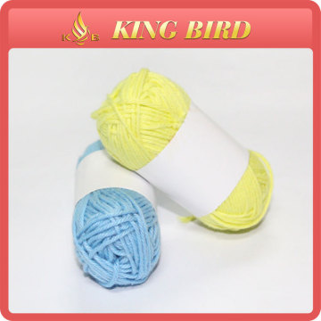 China dyed 13.5nm/4 100% mercerized cotton yarn for weaving sell
