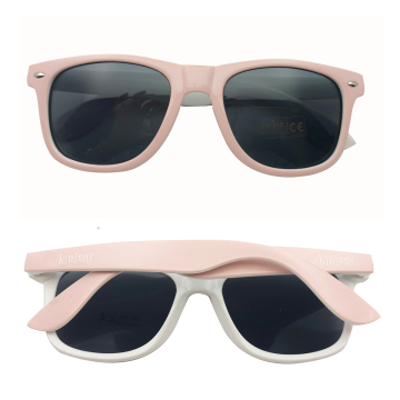 Zweifarbige Sonnenbrille: Nackte Farb Sonnenbrille
