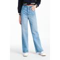 Light Blue Denim Straight-leg Trousers