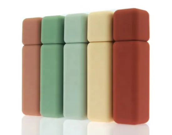 Multi-color rubber paintcolor tube lipstick tube