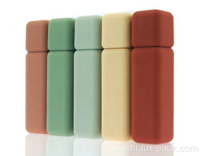 Multi-kleuren rubber paintcolor buis lippenstiftbuis