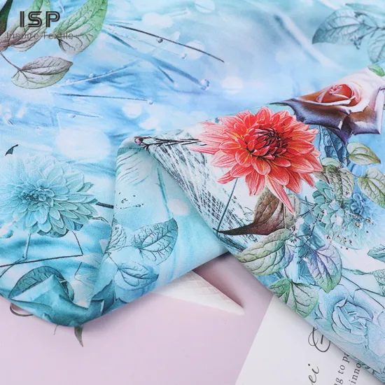 High Quality Woven Rayon Digital Print Fabric