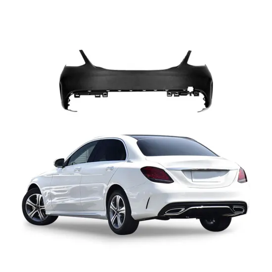PP Rear Bumper Car Accessories for Mercedes-Benz W205 C180 C200 C260
