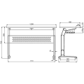 HM-603 Aluminum alloy school classroom table