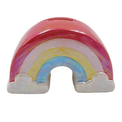 Personalized Rainbow Cloud Money Box - Children's Savings Bank Piggy Bank