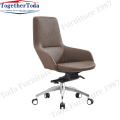 Manager Executive Genuine Leather Office Chairs Luxury Ergonomic Genuine Leather Office Chairs Factory