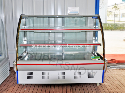 stainless steel refrigerated display showcase