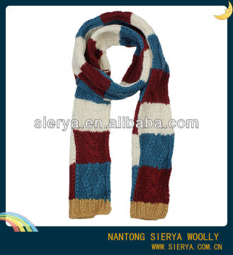 winter knitted scarf