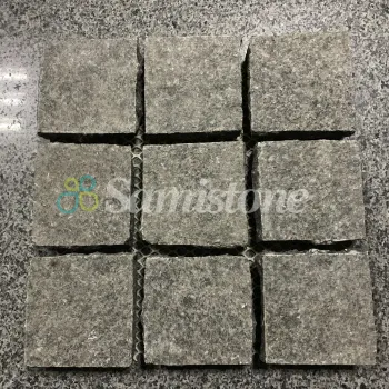 Samistone G684 Natural Granite Black Block Pavers
