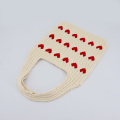 Custom Cute Stylish Heart Crochet Tote Bag