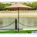 Outdoor centre pillar umbrella without light