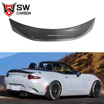 Kit spoiler belakang gaya karbon berkualiti tinggi untuk Mazda MX5
