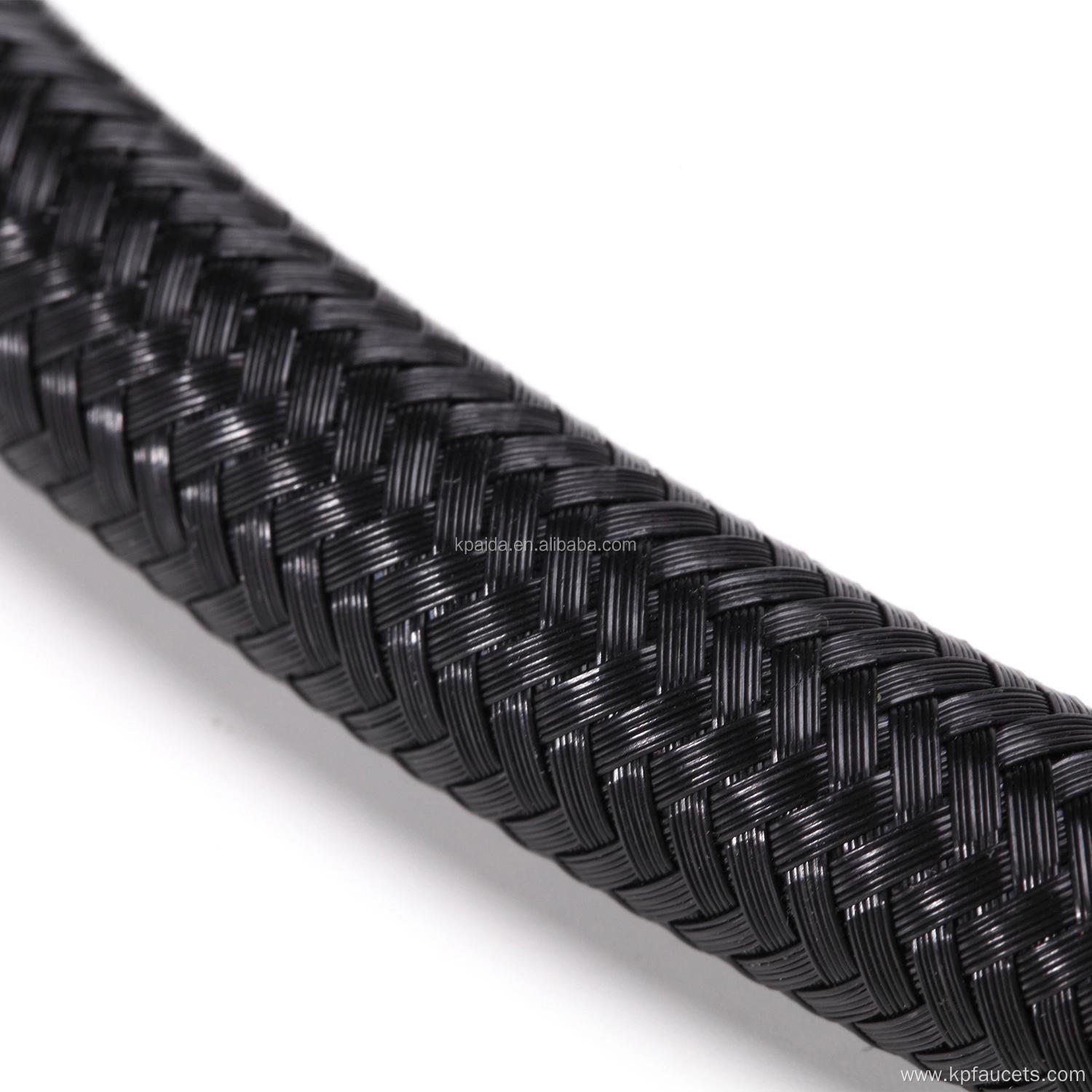 Black High Pressure Nylon Braided Hose Pipe