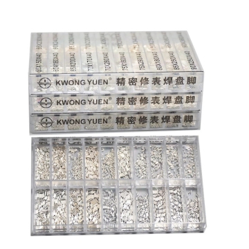 1 Box of Welded Dial Feet Parts - Silver Watch Dial Feet Assortment for Spares, Repairs, and Wristwatch Parts - Ideal for Watchmakers and Drop Shipping