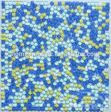 Subway black white pebble mosaic