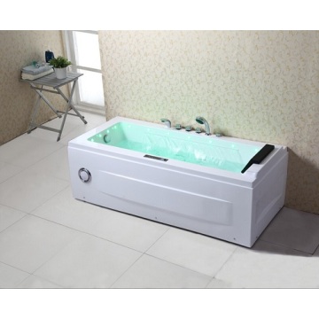 1.7*0.75m White Color Acrylic Bathtub Whirlpool Bathtub