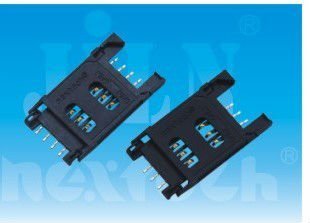 6pin 8pin connector SMT Card Flip-open cover type