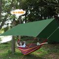 Tenda di telo verde da 10 piedi per il campeggio in zaino in spalla
