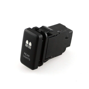Interrupteur de bouton-poussoir Pixnor avec éaillons arrière et kit de fil de connecteur