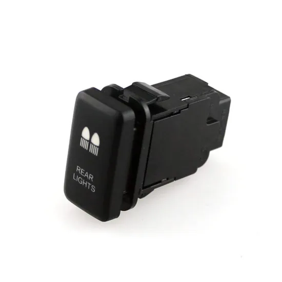 PIXNOR Push Button Switch with Rear Lights and Connector Wire Kit