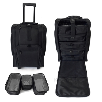High Quality Nylon Finish Pilot Beauty bag on wheels