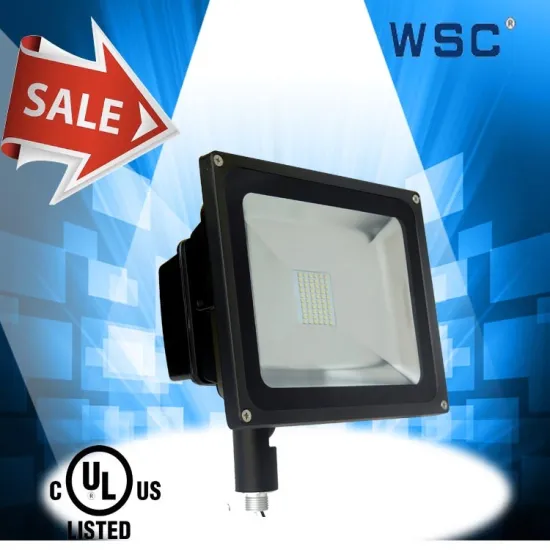 UL E478647 IP65 Outdoor 50W LED Flood Light Knuckle Mounted