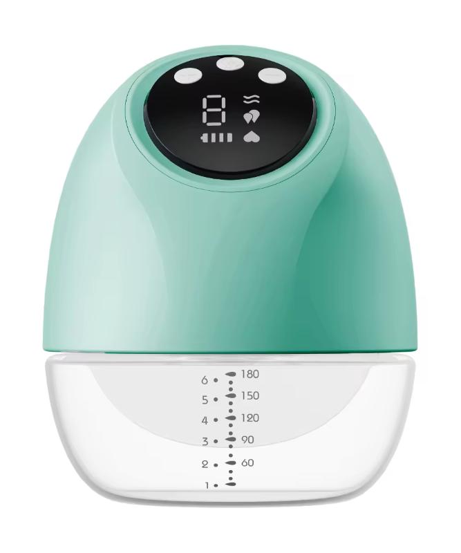 Horizontal silent breast pump