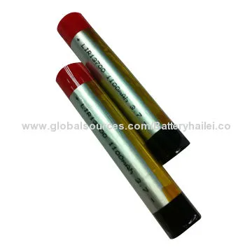 Electronic Cigarette Batteries 13700 with 1,100mAh, 3.7V, UN-approved, Used for Electronic Cigarette