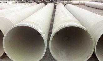 Fiberglass Pultruded FRP Mortar Pipe Corrosion resistant /