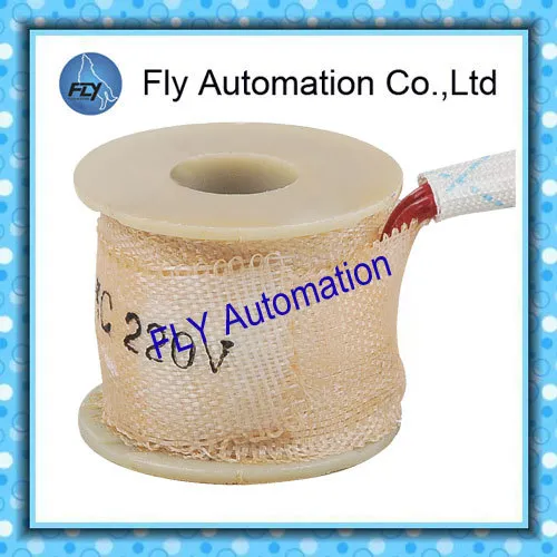 Mini Round Ud-8 Unid Solenoid Coil Ac220v Flying Leads 