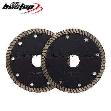 D125mm Turbo Rim Calcini in granito Diamante Saw Blade