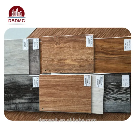 Click System Design Wood Texture Surface Pvc Vinyl Plank Tile