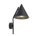 Cono wall lamp with LED light bulb