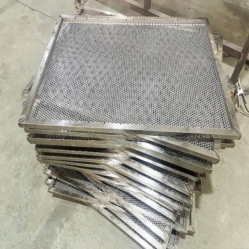 Round and Square Hole Perforated Flat Surface Stainless Steel Aluminum Alloy Baking Tray for Oven
