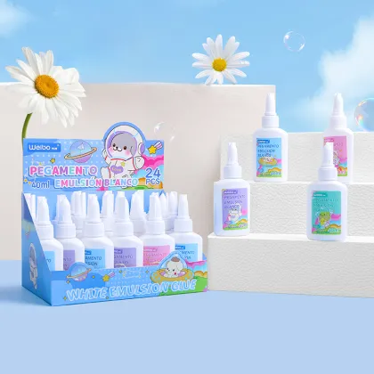 Weibo White Latex Cute Astronaut School Adhesive Glue