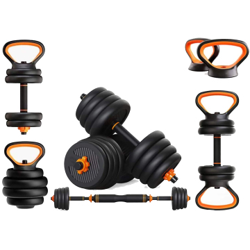 Adjustable Gym Equipment: 29KG Dumbbell and Barbell Set for Men and Women