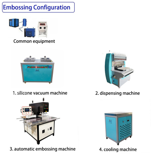 Two Working Positions Cloth Labels Embossing Machine