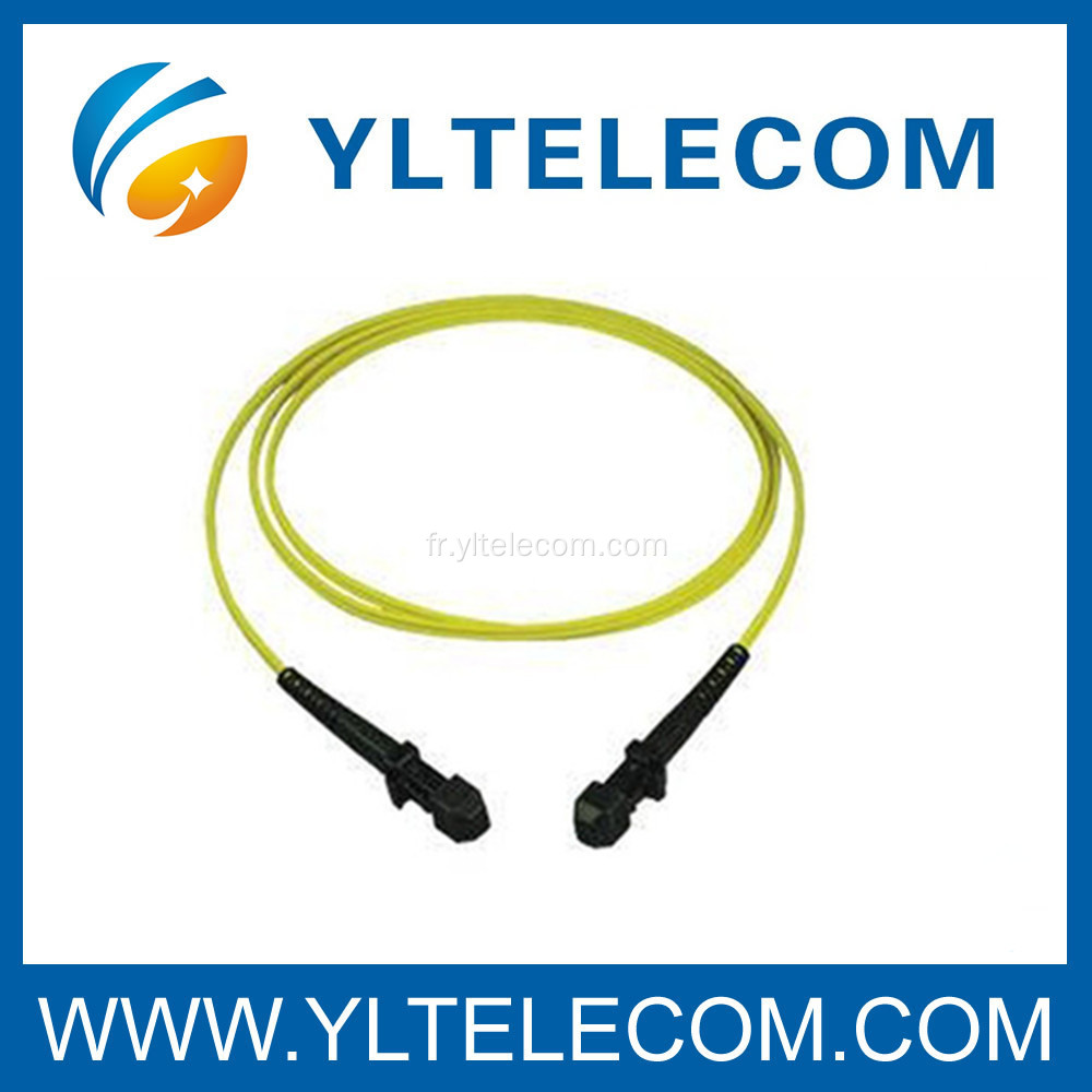 Câble optique unimodal de fibre de l'adaptateur 1M SX LSZH Corning de fibre optique pour la CATV