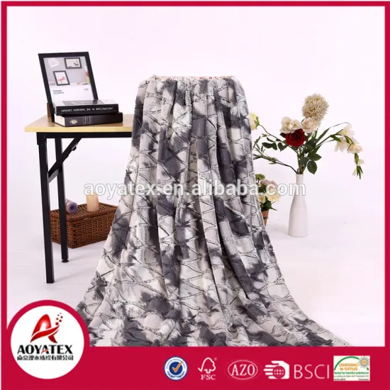 large picnic micro fur soft PV plush Blanket