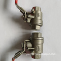 2000 WOG 2pcs High Quality 316 Stainless Steel Threaded Ball Valve, 1/4\" DN8