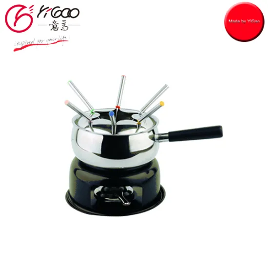 102257 cheese fondue pot chocolate pot