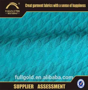 Polyester spandex stretch knitted jacquard fabric price per meter